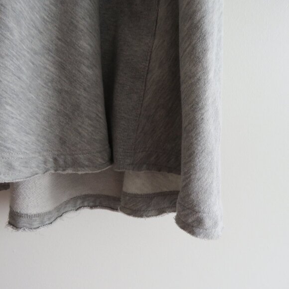 ANTHROPOLOGIE DAILY PRACTICE Seamed Midi Skirt in Gray Jersey Casual Comfy Sz S - Picture 8 of 15